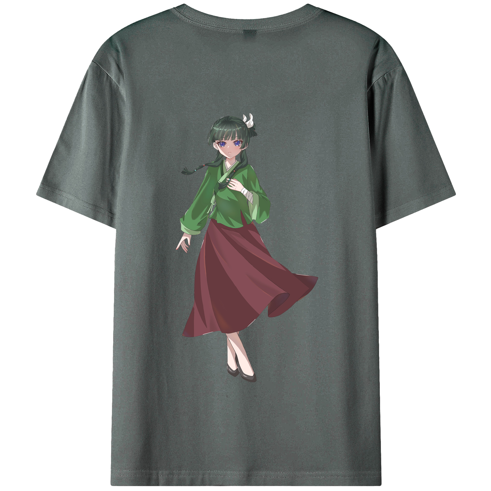 （画像用） 薬屋のひとりごと The Apothecary Diaries 綿100％半袖Tシャツ（背面プリント）